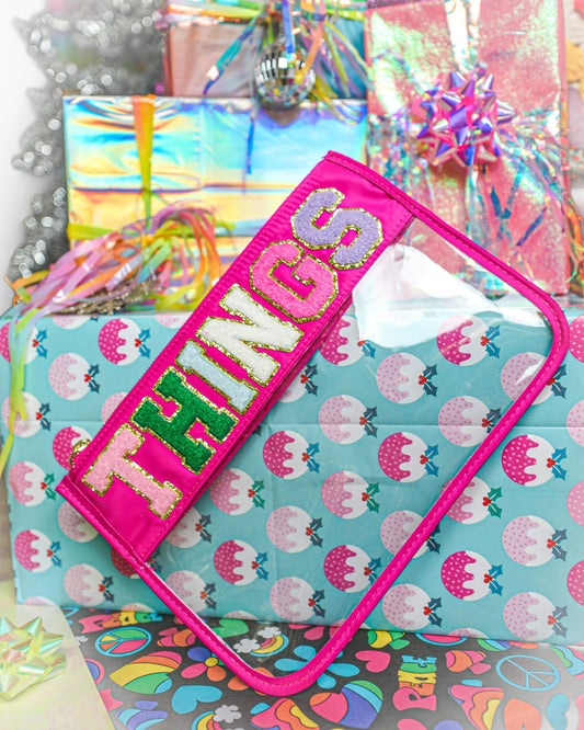 THINGS Clear Patch Bag