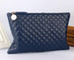 Quilted Zipper Clutch