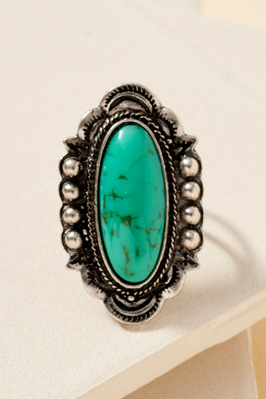 Turquoise Cuff Ring